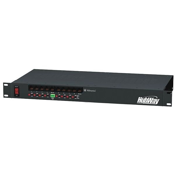 Altronix Pass UTP Hub W/Power 8 Channel Isolated - HUBWAY8DI