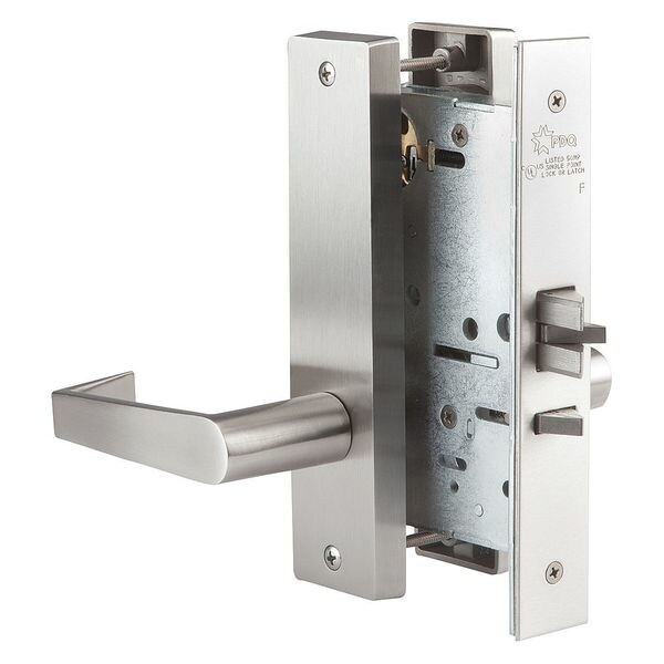 Pdq Electric Mortise Lock MR Escutcheon, Ser. MR, Grd. 1, Institution - MR200PJEJ630RHDSCC