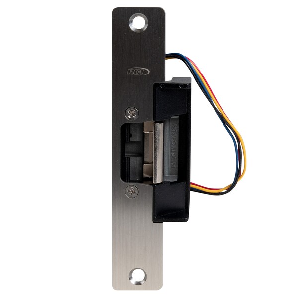 Rci RCI 6 Series Electric Strikes, 12/24 VAC/VDC Voltage, Stainless Steel - S6507 32D