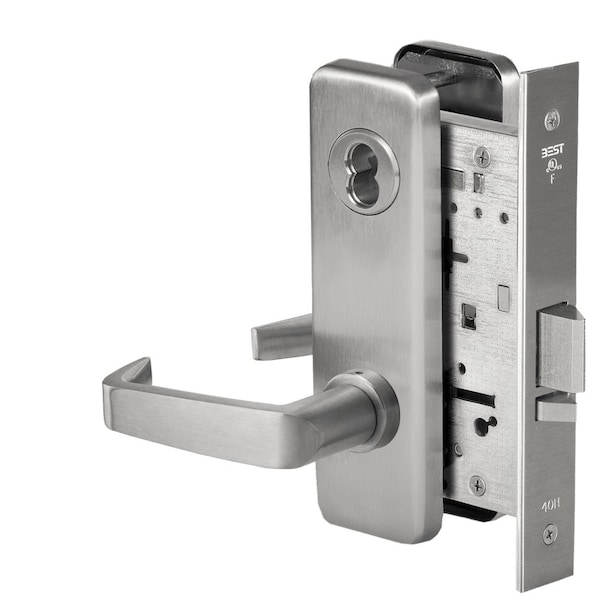 Best Fail Secure, 12V, Electrified Mortise Lock, 15 Lever, J Escutcheon, Satin Stainless Steel - 45HW7DEU15J63012V