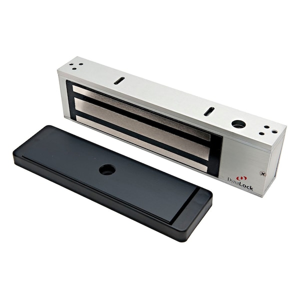 Dynalock MagLock, Single Door, US28, DSS, 12/24 VDC, 1200lb - 2011-390 DSM