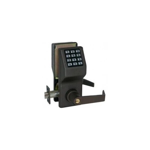 Alarm Lock Weather Resistant Trilogy Electronic Digital Lever Lock Oil Rubbed Bronze Finish - DL270010B