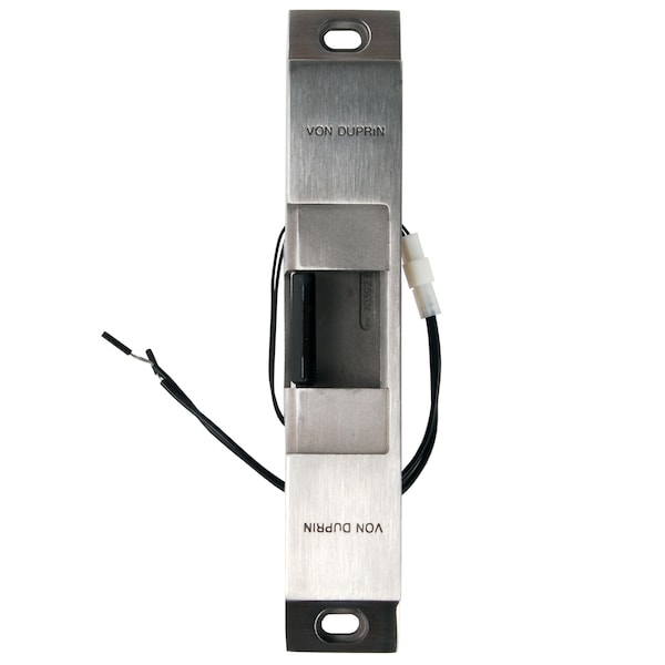 Von Duprin Electric Strike, Fire Rated, US32D, 9" FP, 24 VDC, 3/4" Throw - 6112 24V 32D