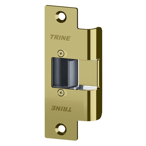 Trine Brass, Bright Brass, For Use With: 3000 Series Electric Strikes Includes: Electric Strikes - 3478LC-US3