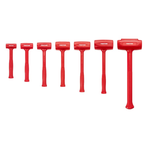 Tekton Dead Blow Hammer Set, 7-Piece (13, 21, 26, 39, 45, 53, 88 oz.) - HDB93003