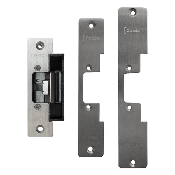 Camden Grade 1 Electric Strike, 12/24 VDC/AC, Fail Safe/Fail Secure, 5/8-in Depth, Includes Multiple Facepl - CX-ED1079