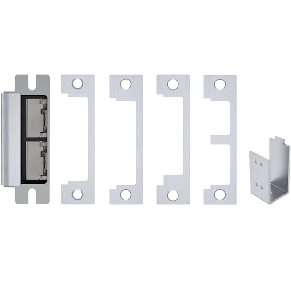 Hes Stainless Steel, Satin Stainless Steel, For Use With: 1600 Series Electric Strikes - 1600-CDB-630-DLM