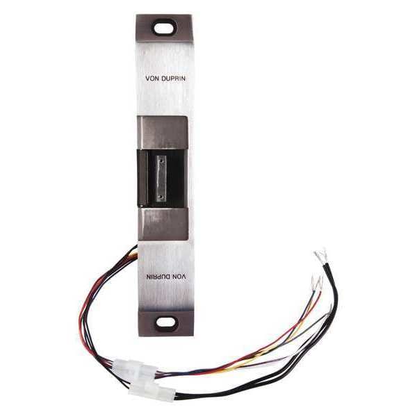 Von Duprin Electric Door Strike, Stainless Steel, Stainless steel, For Use With: Rim Exit Device - 6112 24V US32D DS CON