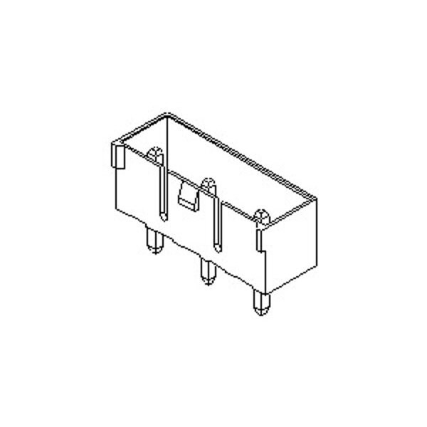 Molex Board Connector, 3 Contact(S), 1 Row(S), Male, Straight, Solder Terminal - 353280360