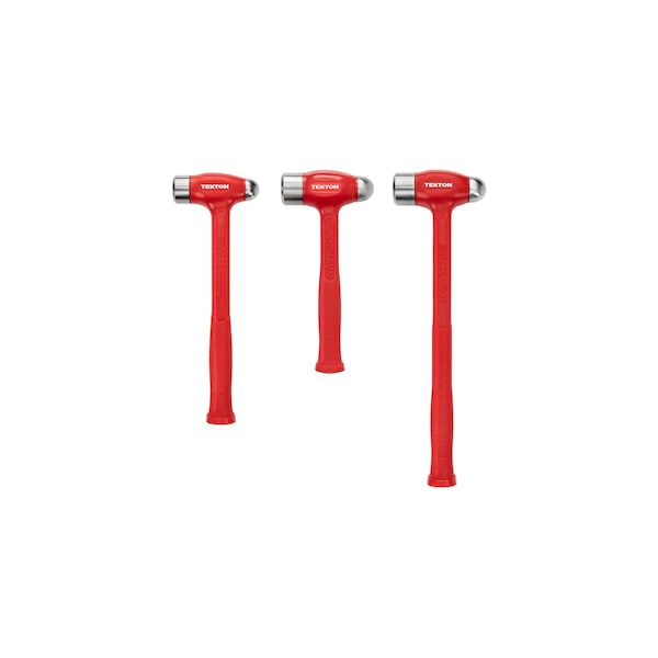 Tekton Ball Peen Dead Blow Hammer Set, 3-Piece (36, 43, 50 oz.) - HDB95002