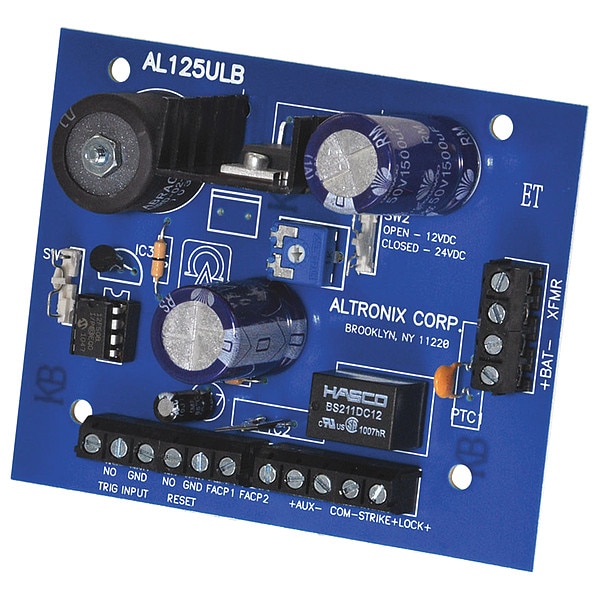 Altronix Power Supply 2Out 12Dc Or 24Dc at 1A - AL125ULB