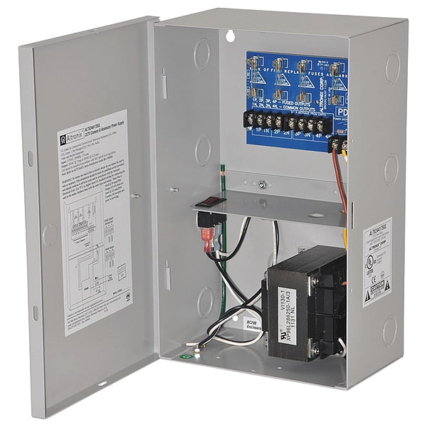 Altronix Power Supply 4 Fuse 24Vac at 7A - ALTV244175UL