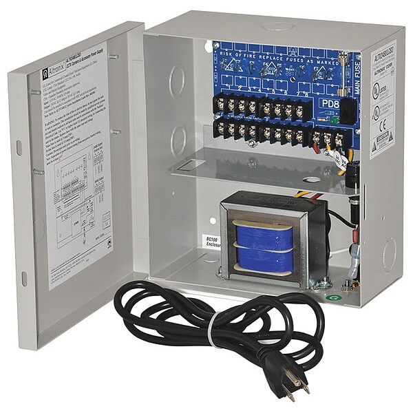 Altronix Power Supply 8PTC 24Vac at 3.5A Line Cord - ALTV248ULCB3