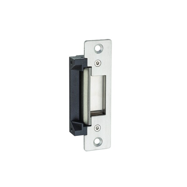 Locknetics 9/16" Field Selectable 12 /24 Volt Cylindrical Electric Strike with Round and Square Faceplates - CS450US32D