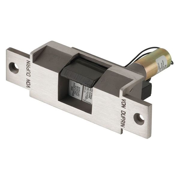 Von Duprin Electric Door Strike, Stainless Steel, Stainless steel, For Use With: Mortise/Cylindrical Locksets - 6223 24V US32D CON