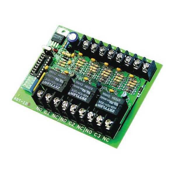 Securitron Exit Delay Timer, Steel, Anodized, For Use With: Electric Locks Includes: 12V DC Power Supply - XDT-12