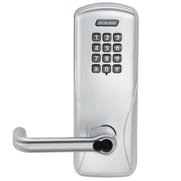 Schlage Electronics CO100MS70 KP TLR 626 BD Electric Mortise Lock - CO100MS70KPTLR626BR