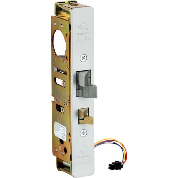 Adams Rite Elec Deadlatch, 31/32" BS, Flat Mortise Mount Stk, US28 - 4300-20-201-628