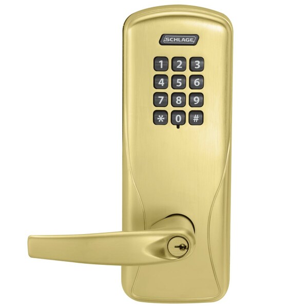 Schlage Electronics CO100CY70 KP ATH 606 PD Electric Cylindrical Lock - CO100CY70KPATH606PR