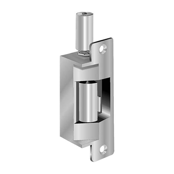 Folger Adam Fail Secure, Complete 24VDC Electric Strike, 1/2-in Keeper, Metal Frame Satin Brass - 712 24D 606