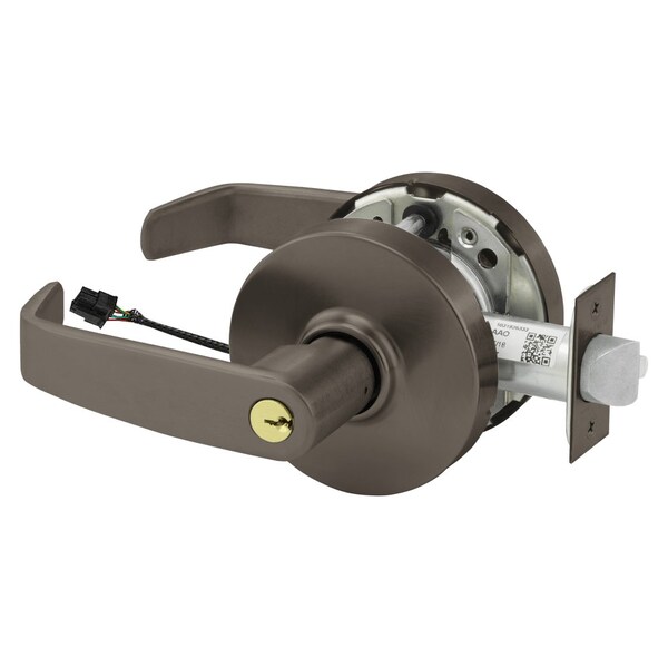 Sargent Electrified Cylindrical Lock, Fail Secure, 24V, LL Design, RX Switch, Oil Rubbed Bronze - RX28-10G71-24V LL 10B