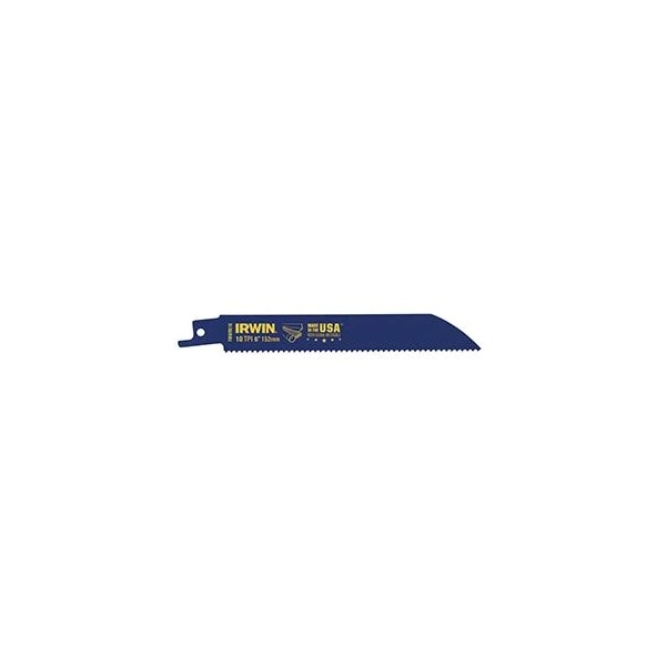Irwin 6" L x Metal Cutting Recip Saw Blade, 6in, 24Tpi - 372624B