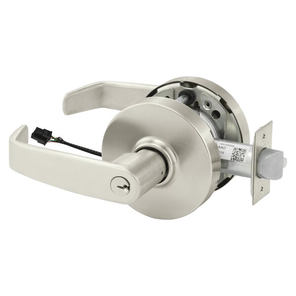 Sargent Electrified Cylindrical Lock, Fail Secure, 12V, LL Design, Satin Nickel - 28-10G71-12V LL 15