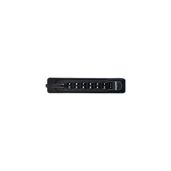 Southco Self Contained Electronic Locking System, Electronic Access - Key Pad, Horizontal, Knob Left, Black - SC-11-1001-10