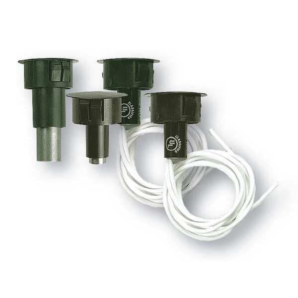 Securitron Door Position Switch, Metal, Anodized, Includes: Cylindrical Permanent Magnet, Magnetic Switch - DPS-M-WH