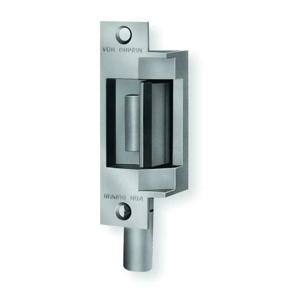 Von Duprin Electric Door Strike, Stainless Steel, Satin Stainless Steel, Includes: (2) Plug Connectors - 6211 24V US32D CON