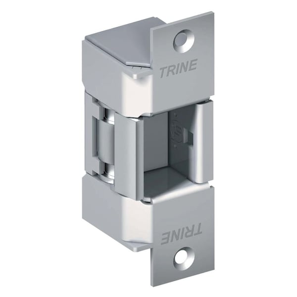 Trine Left Hand Outdoor Electric Strike for Rim Panic Devices EN400 with 12 Volt DC Satin - 400RP12DC32DLH