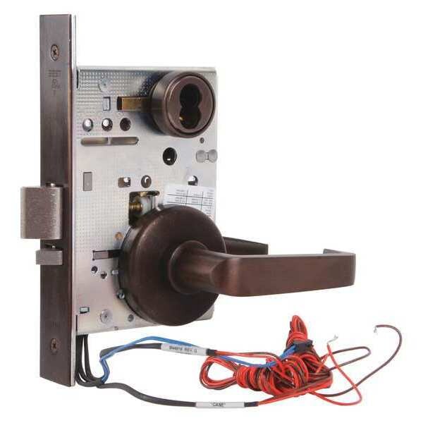 Best Mortise Lockset, Lever, 40H Ser., 40H Rose, Store, Elec. - 45HW7DEU15H613RQE