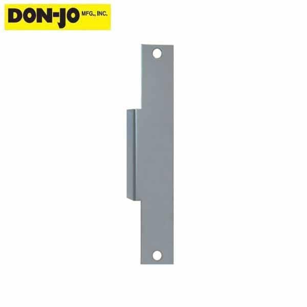 Don-Jo Don-Jo: Electric Strike Filler Plate 9" x 1 3/8", Silver Plated - DNJ-AF-29-SL