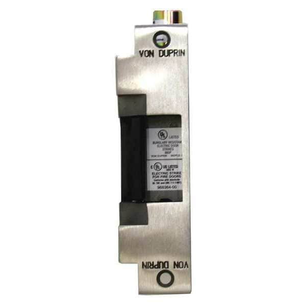 Von Duprin Electric Door Strike, Stainless Steel, Stainless steel, For Use With: Rim Exit Device - 6111 12V US32D CON