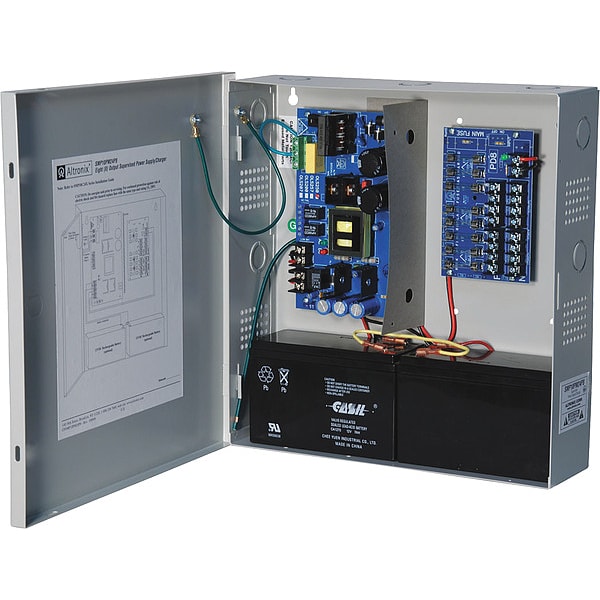 Altronix Power Supply 8 Fuse 24VDC at 10A - SMP10PM24P8