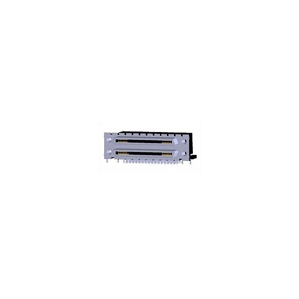 Molex I/O Connectors 136 Ckt R/A Stacked 0.8Mm W/ Screwlock - 743370065