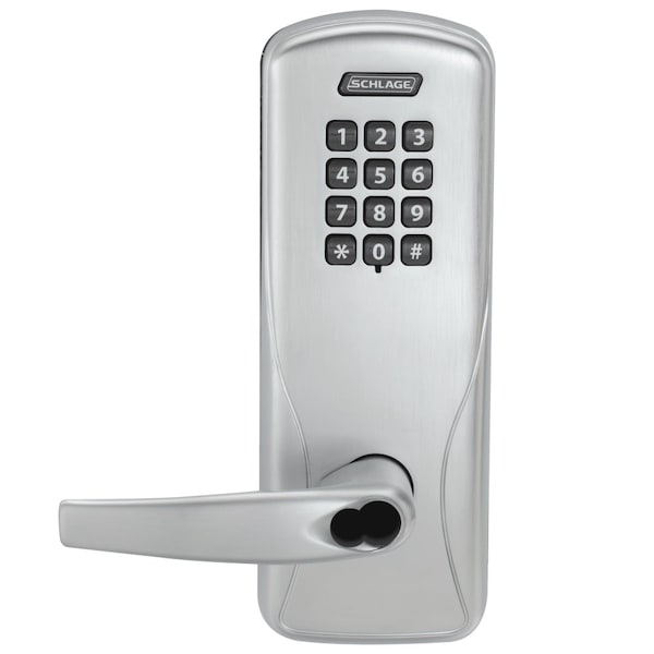 Schlage Electronics CO100MS50 KP ATH 626 BD Electric Mortise Lock - CO100MS50KPATH626BR