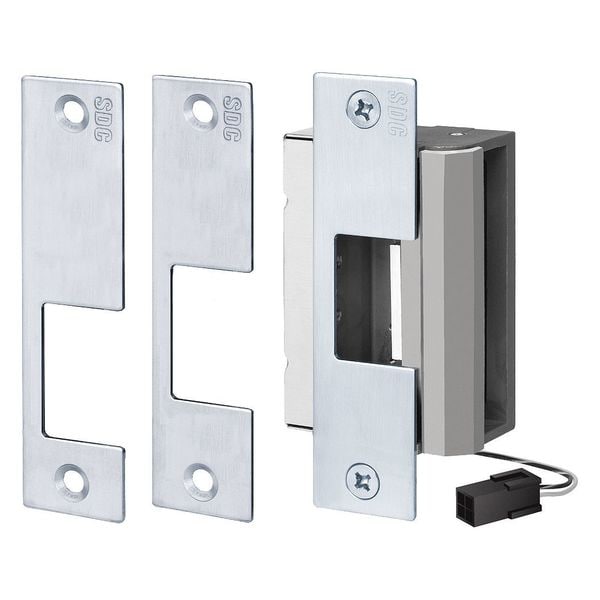 Sdc Electric Door Strike, Stainless Steel, Stainless steel, Includes: Faceplates - 55-ABCU