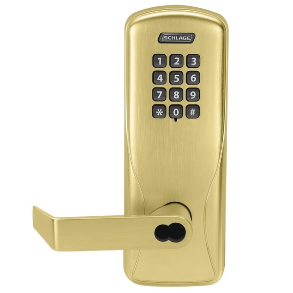 Schlage Electronics CO100CY70 KP RHO 606 BD Electric Cylindrical Lock - CO100CY70KPRHO606BR