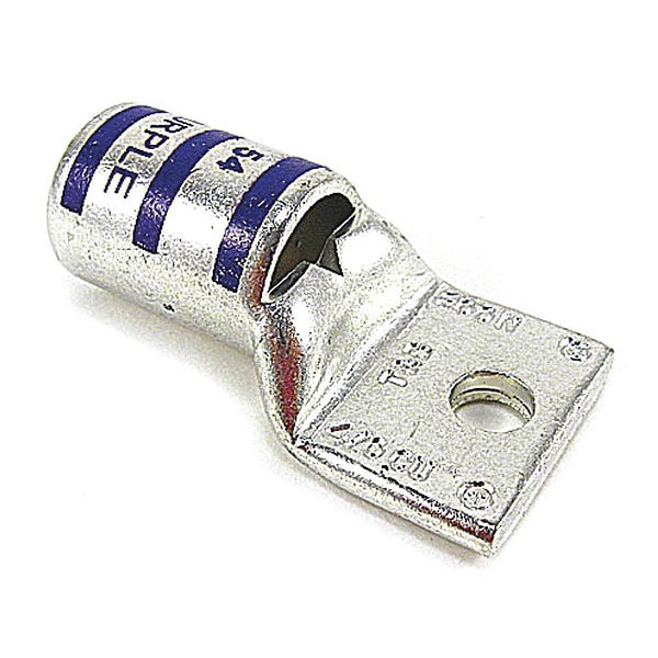 Abb Compression Lug, 4/0 Awg, L 1.90 In, Pur - 54167
