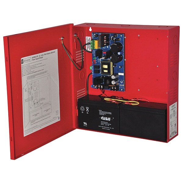 Altronix Power Supply 12VDC Or 24VDC at 6A Red - AL600ULXR