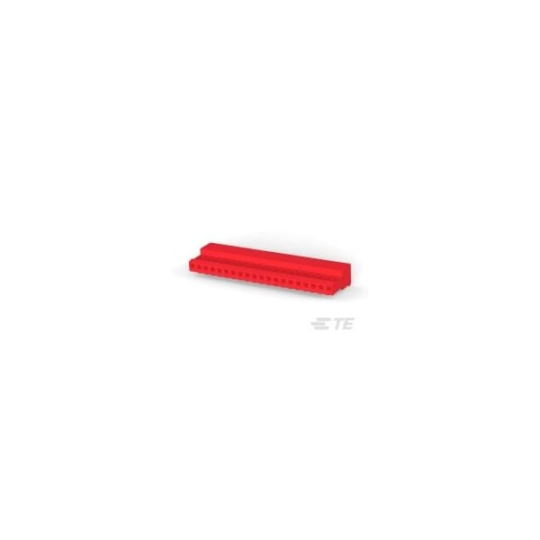 Te Connectivity 20P MTA100 CONN ASSY 22AWG RED - 5-640440-0