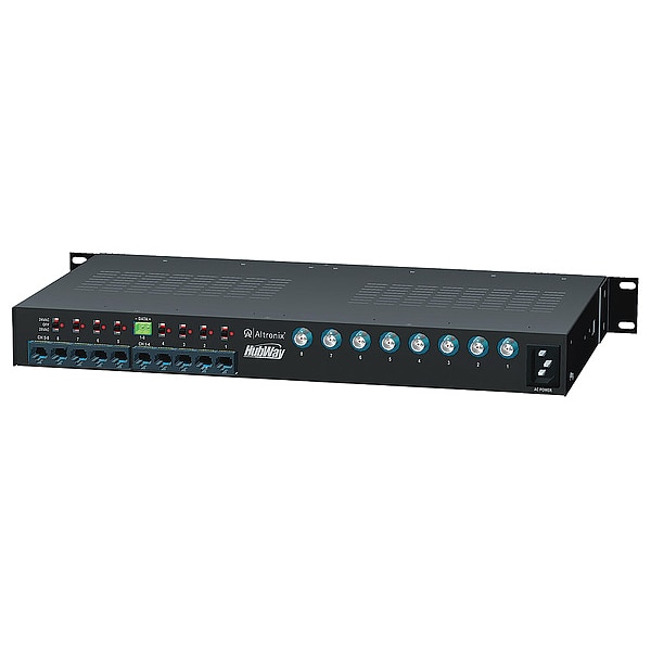 Altronix Passive UTP Hub W/Power 8 Channel - HUBWAY8CDS