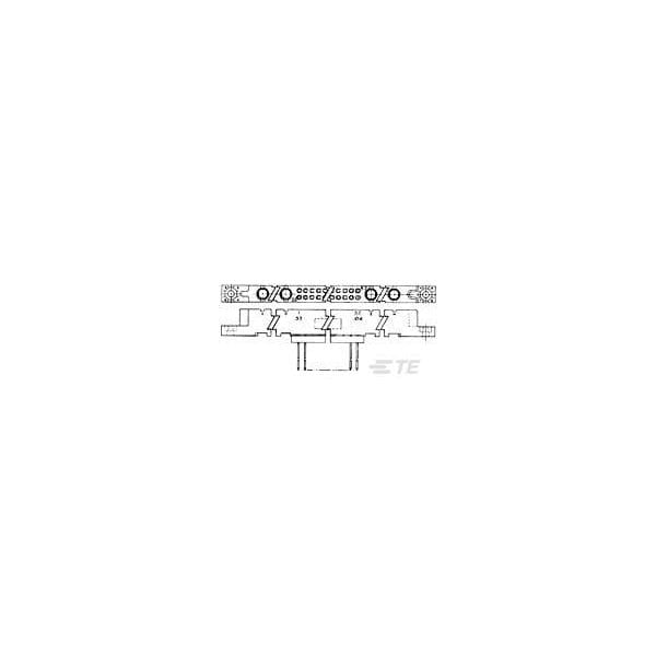 Te Connectivity Board To Board & Mezzanine Connectors 2 Row Box Recp 34 Pos 100 C/L - 448518-1