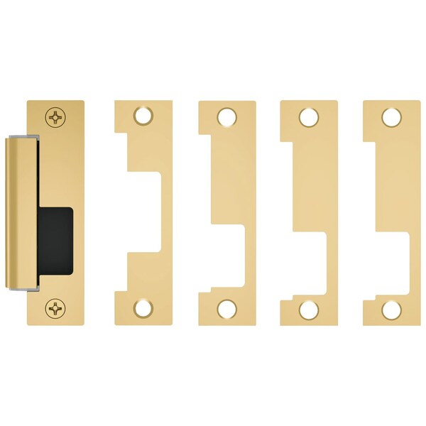 Hes Brass, Bright Brass, For Use With: 1500 Series Electric Strikes Includes: Electric Strikes - 1500C-605
