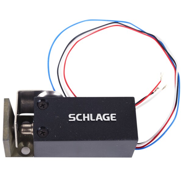 Schlage Electronics Mag Lock, Cabinet Lock, Black, Dual Solenoid, Dry Contact, 80lb - 442S