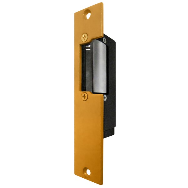 Trine Trine 1000 Series Electric Strikes, 16-24 VAC/VDC Sprayed Brass - 1001-2B-6-14AC/DC