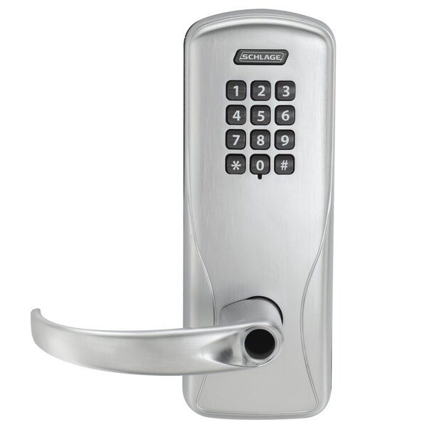 Schlage Electronics CO200CY40 KP SPA 626 LD Electric Cylindrical Lock - CO200CY40KPSPA626LR