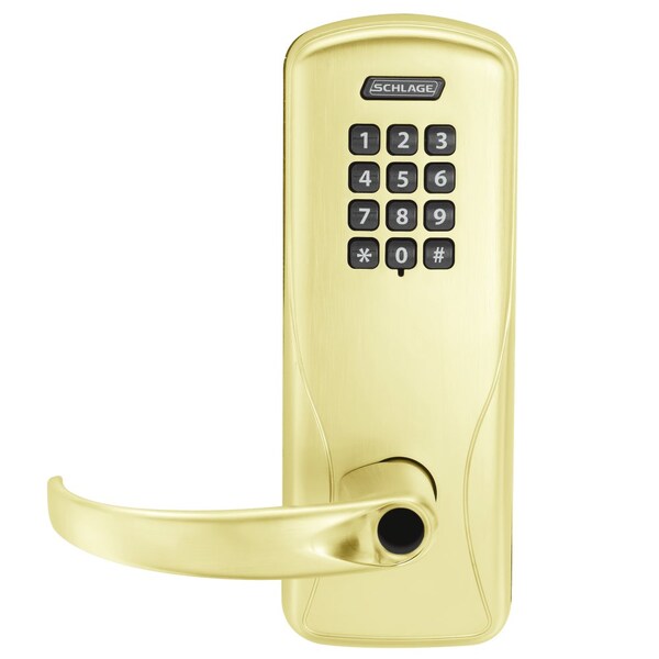 Schlage Electronics CO100CY70 KP SPA 605 LD Electric Cylindrical Lock - CO100CY70KPSPA605LR