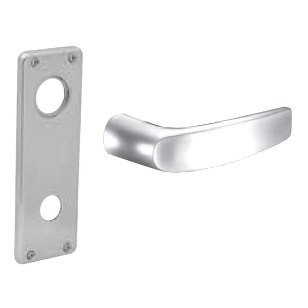 Sargent Fail Safe, 24V Electrified Mortise Lock, WT Escutcheon, B Lever, Satin Chrome - 8270-24V WTB 26D